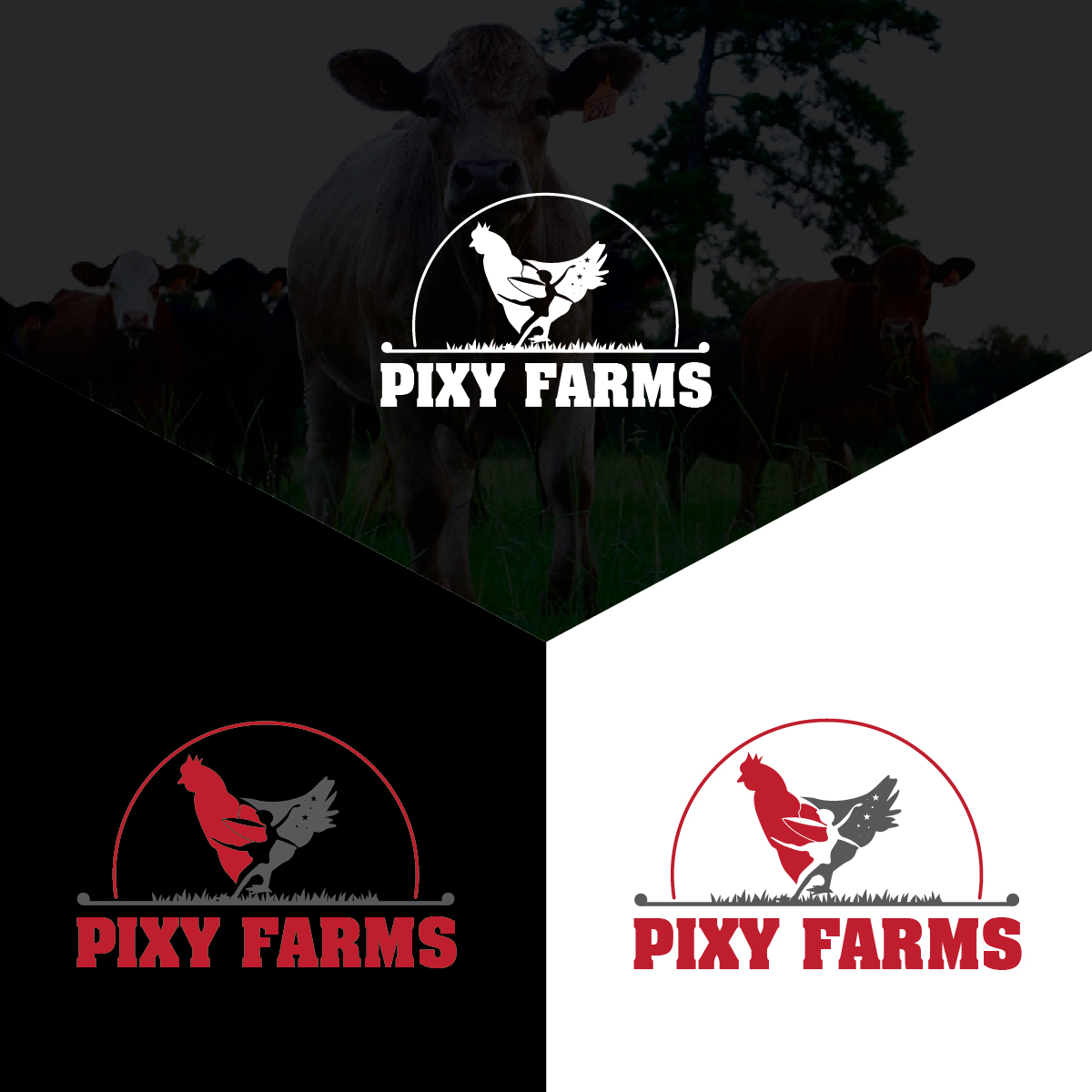 Logo Design by Deziners Zone for Pixy Farms | Design #27514562