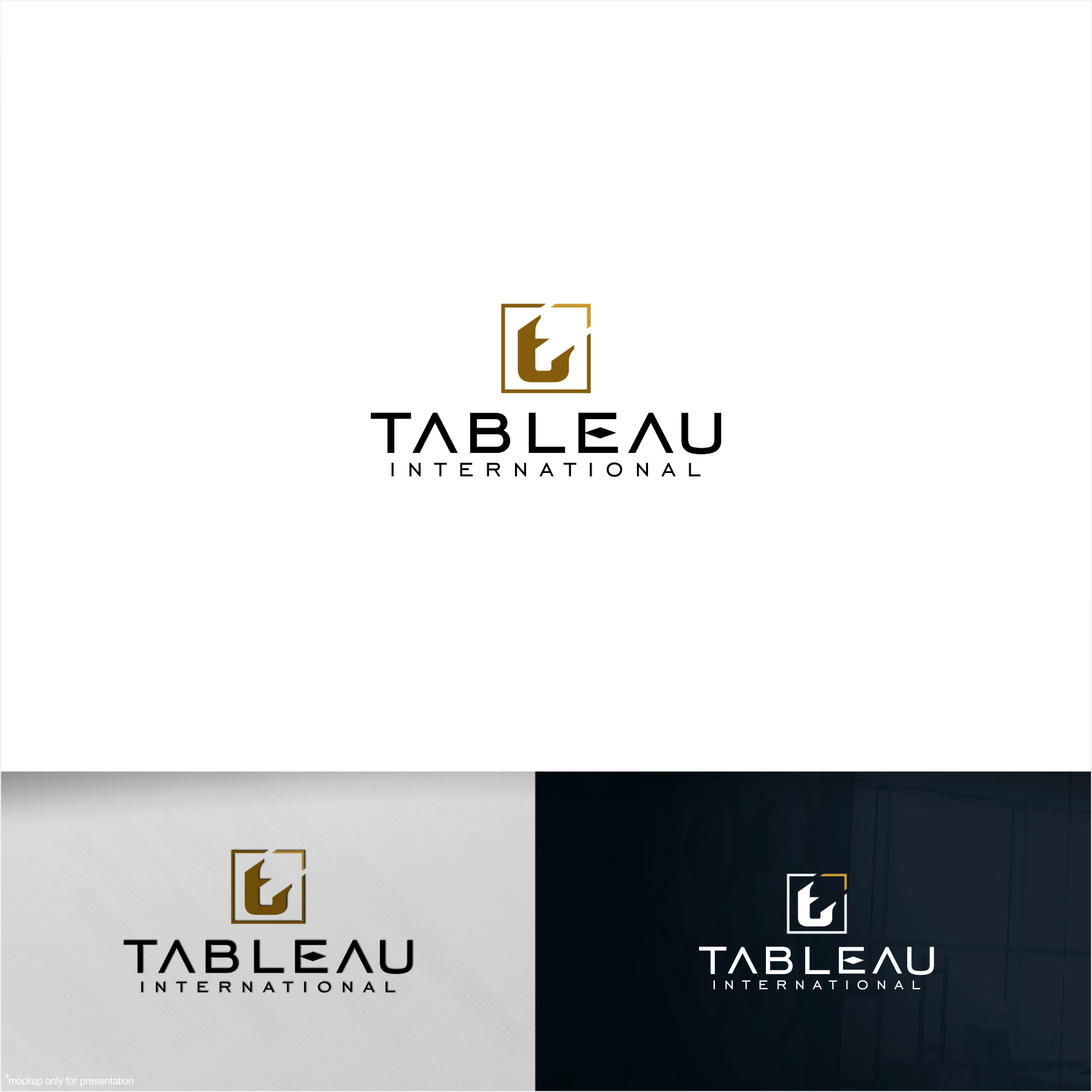 Logo Design by Arham Hidayat for Tableau Architecture and Interiors | Design #27503721