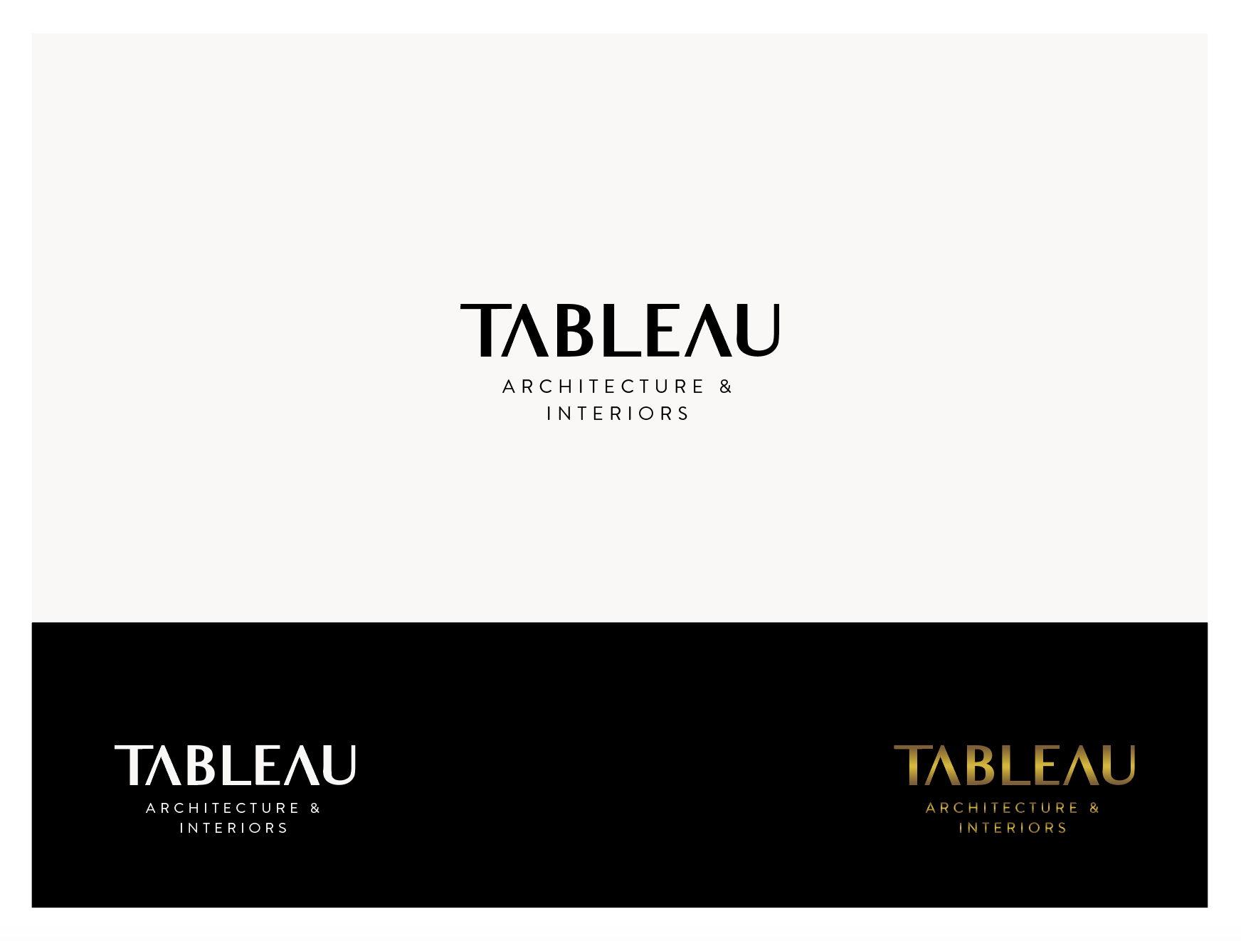 Logo Design by wonderland for Tableau Architecture and Interiors | Design #27491262