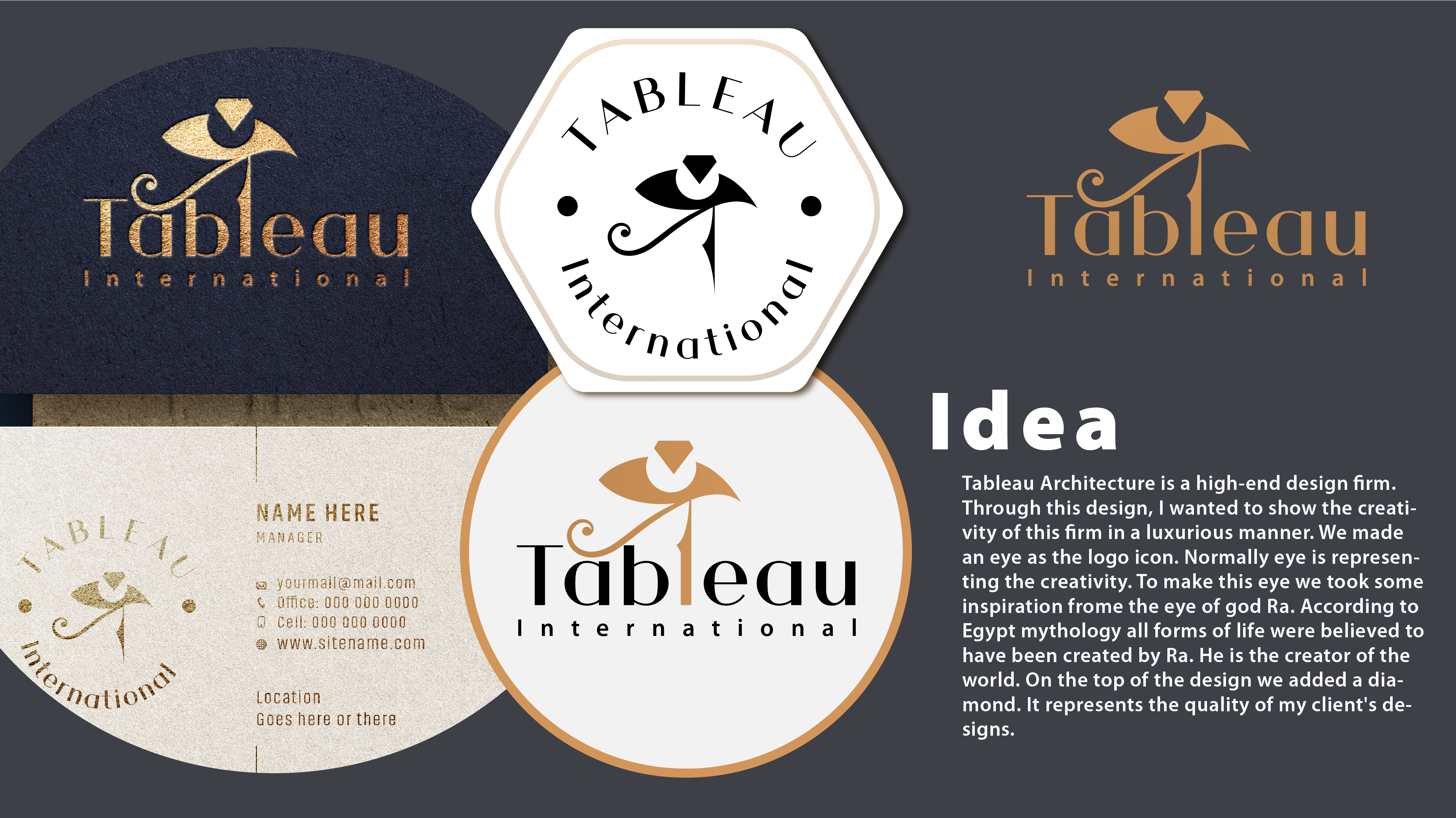 Logo Design by lioneyegalle for Tableau Architecture and Interiors | Design #27505383