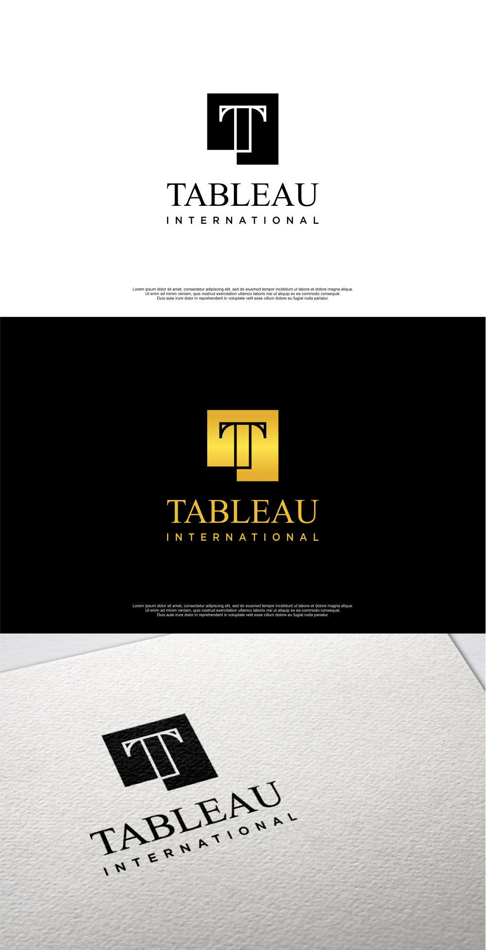 Logo Design by MASH Std for Tableau Architecture and Interiors | Design #27490208