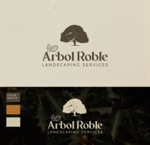 Arbol Roble Landscaping Services | Logo Design by HYPdesign