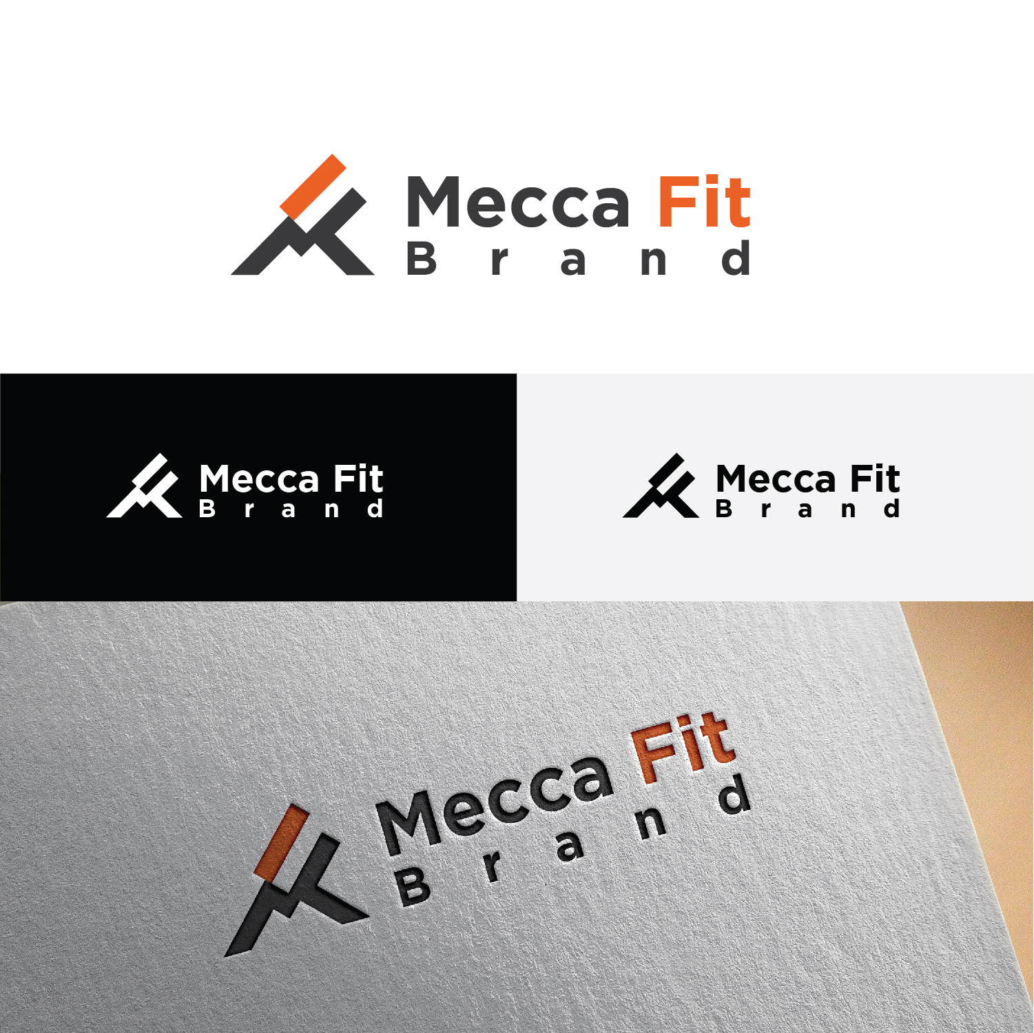 Logo Design by Maxo-Biz for Mecca of Fitness | Design #27491561