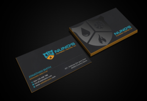 Business Card Design by Creations Box 2015 for Justin Nuno HVAC & Plumbing LLC | Design: #27505789