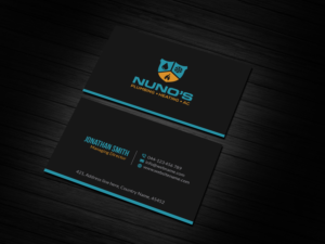 Business Card Design by Creations Box 2015 for Justin Nuno HVAC & Plumbing LLC | Design: #27505793