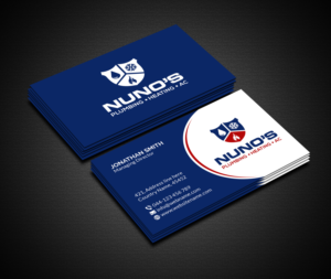 Business Card Design by Creations Box 2015 for Justin Nuno HVAC & Plumbing LLC | Design: #27505802