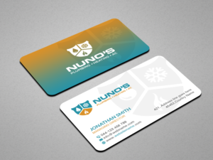 Business Card Design by Creations Box 2015 for Justin Nuno HVAC & Plumbing LLC | Design: #27505804
