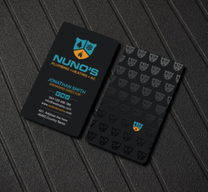 Business Card Design by Creations Box 2015 for Justin Nuno HVAC & Plumbing LLC | Design: #27505807