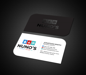 Business Card Design by Creations Box 2015 for Justin Nuno HVAC & Plumbing LLC | Design: #27505808