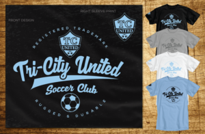 Fanwear T-shirt design for soccer club | Design de T-shirt par CoffeeBreak88