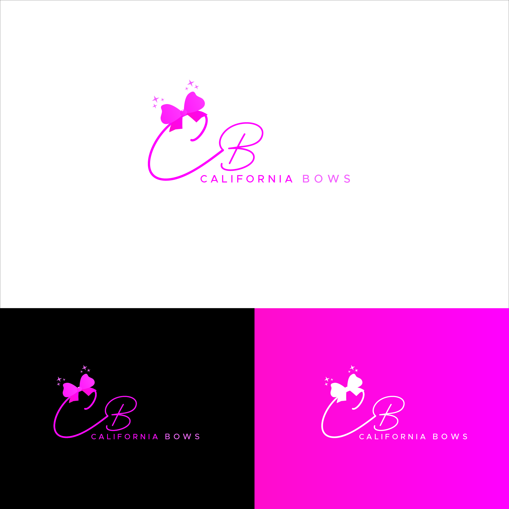 Logo Design by alitjuara for California Bows | Design #27520358