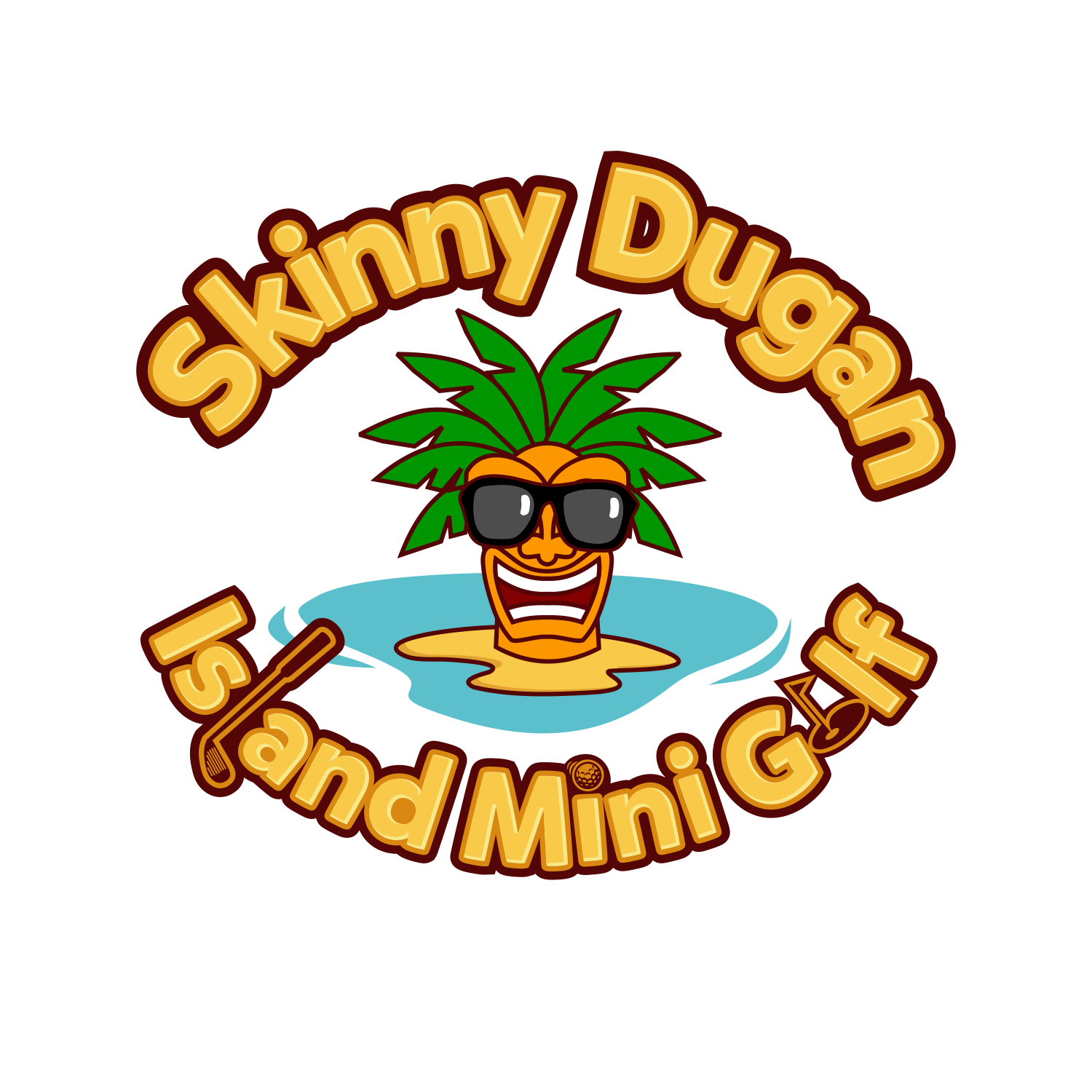 Logo Design by Asmaulhusna for Skinny Dugan Island Mini Golf | Design #27516048
