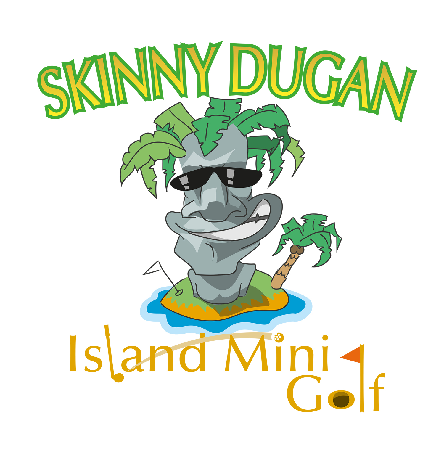Logo Design by nanocb72 for Skinny Dugan Island Mini Golf | Design #27497923