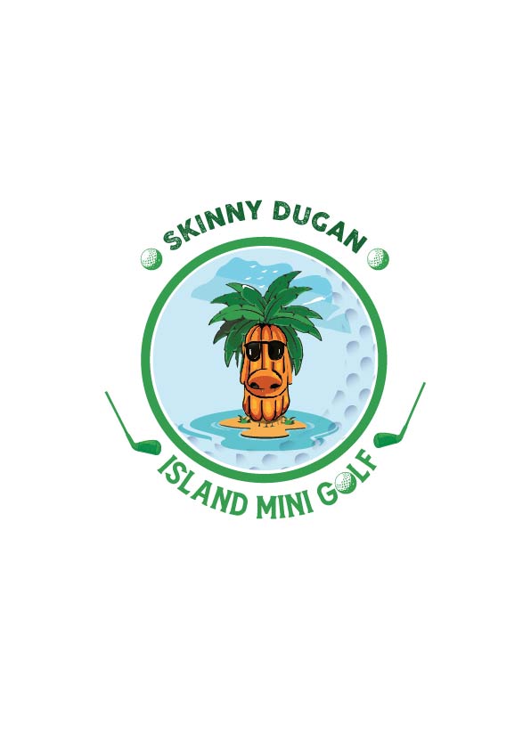 Logo Design by A.STUDIO for Skinny Dugan Island Mini Golf | Design #27526095