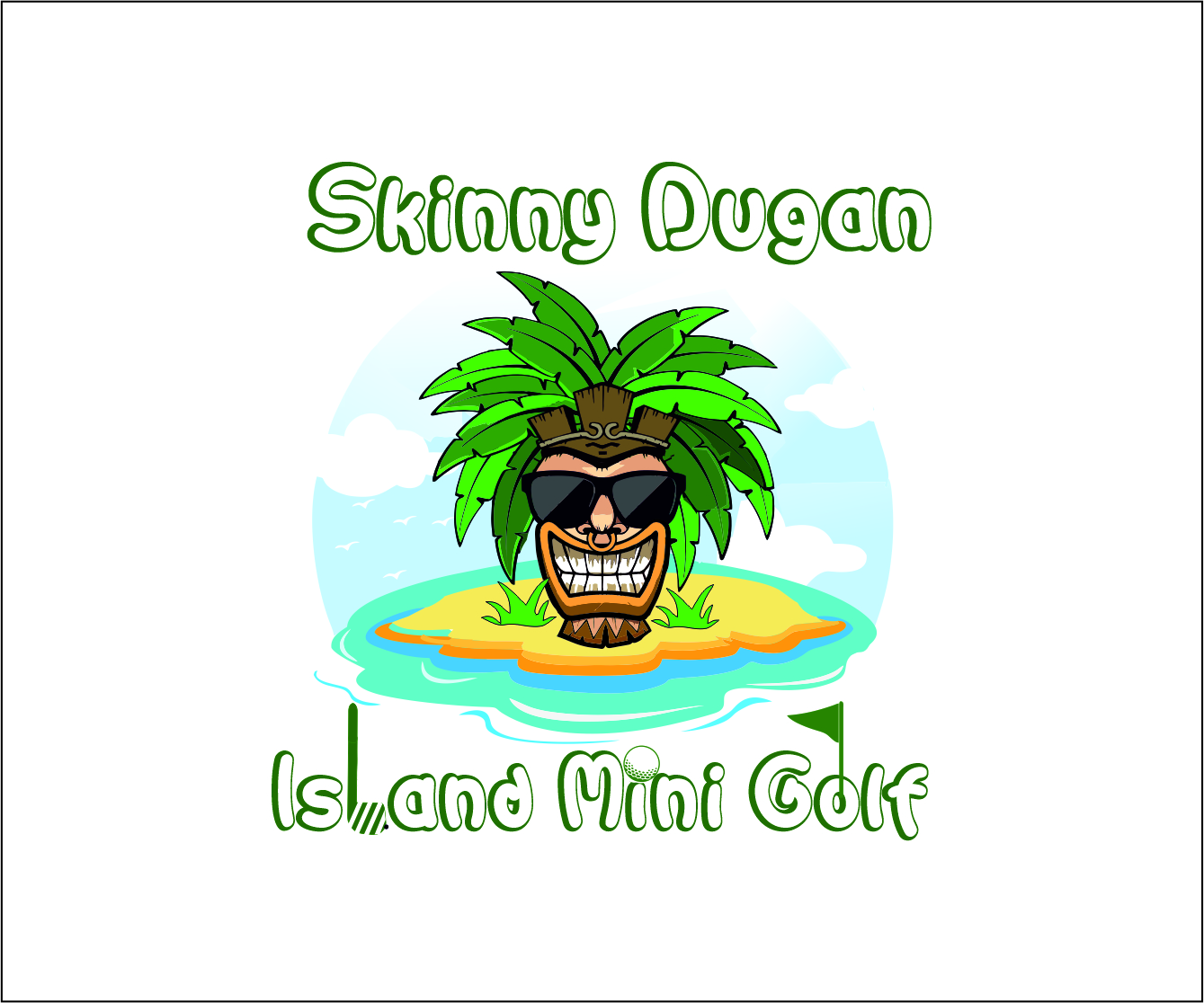 Logo Design by DEDIU 2 for Skinny Dugan Island Mini Golf | Design #27521593