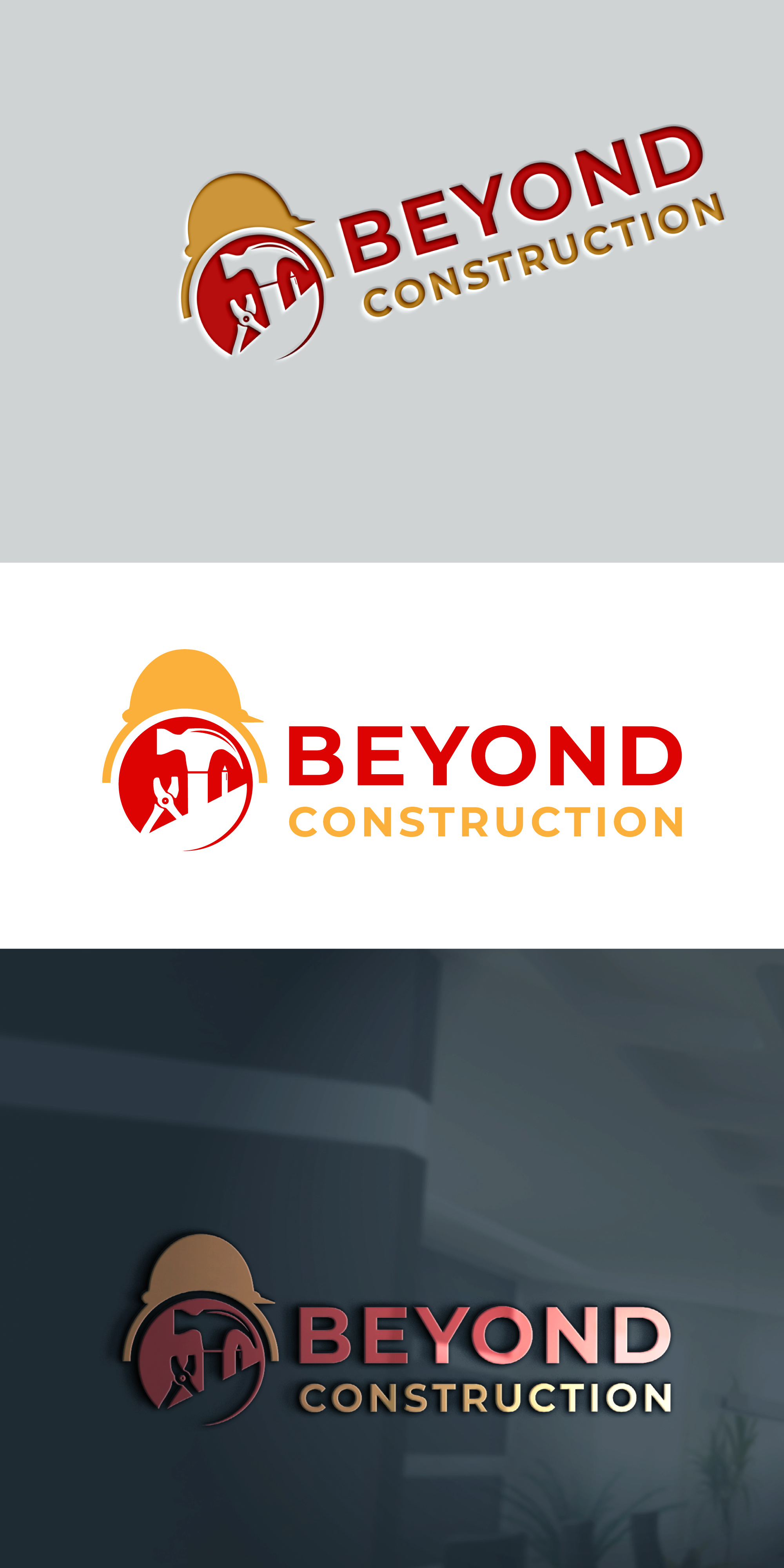 Logo Design by Md Sakhawat Hosssain for Beyond Construction | Design #27522335