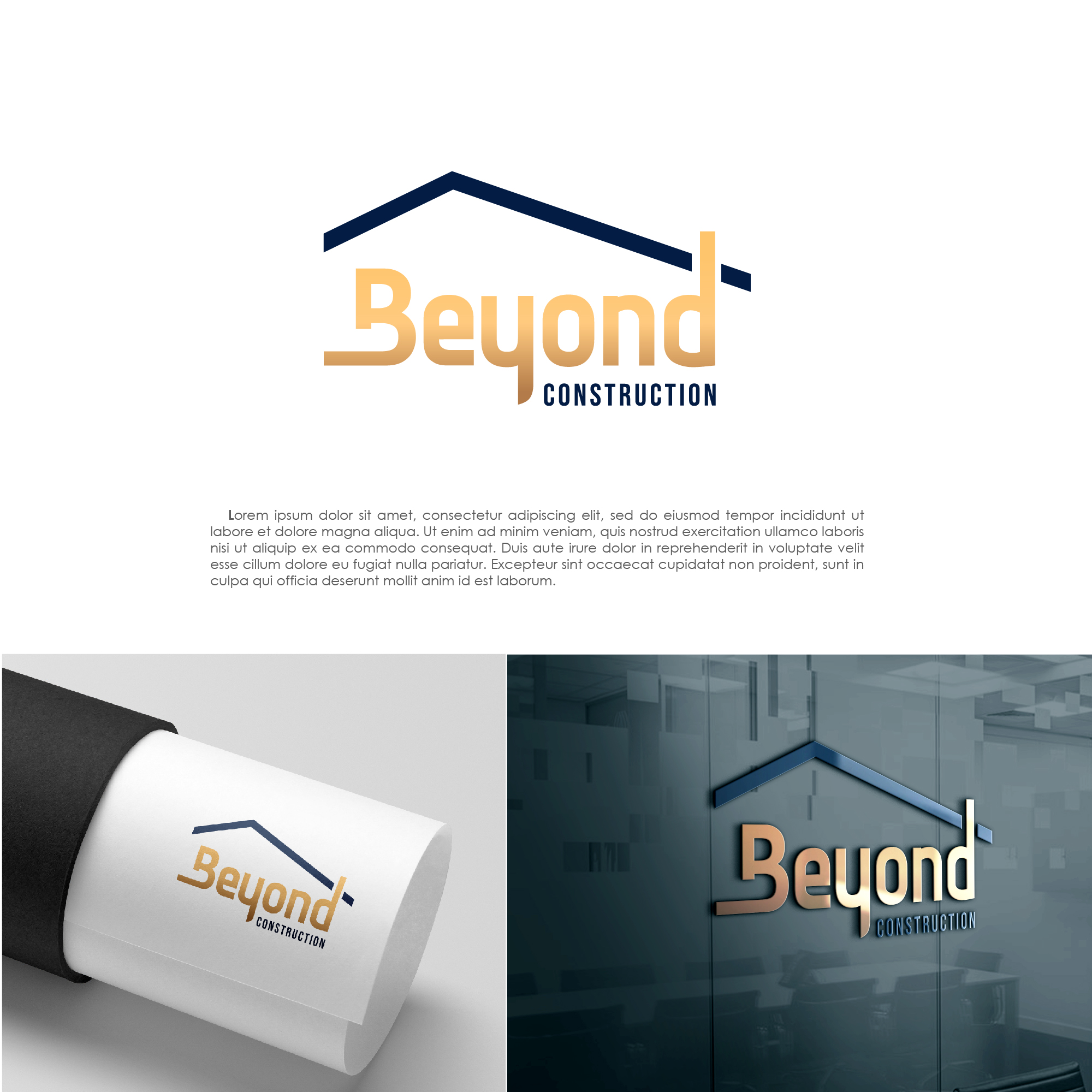 Logo Design by digitaljoshlive for Beyond Construction | Design #27496680