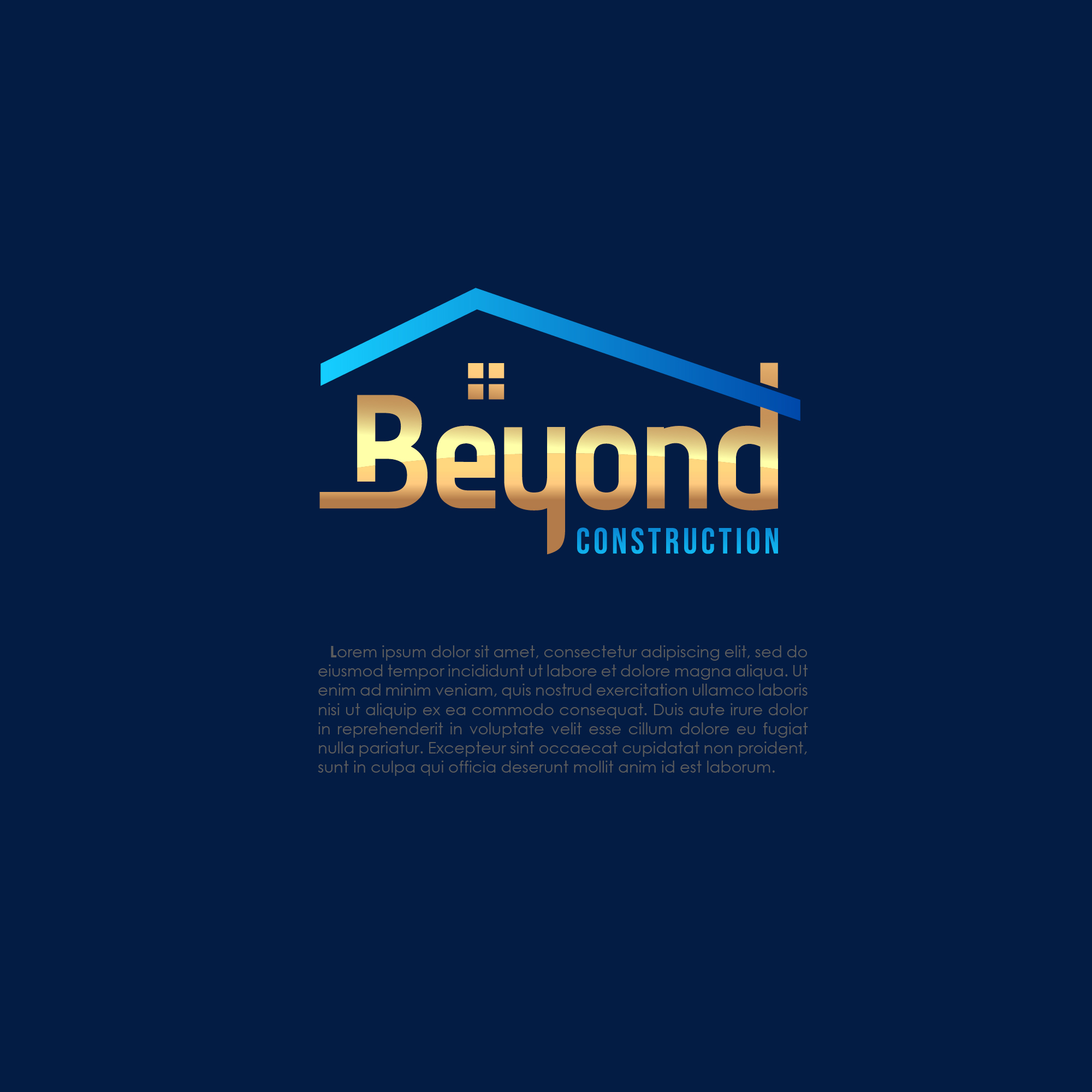 Logo Design by digitaljoshlive for Beyond Construction | Design #27505518