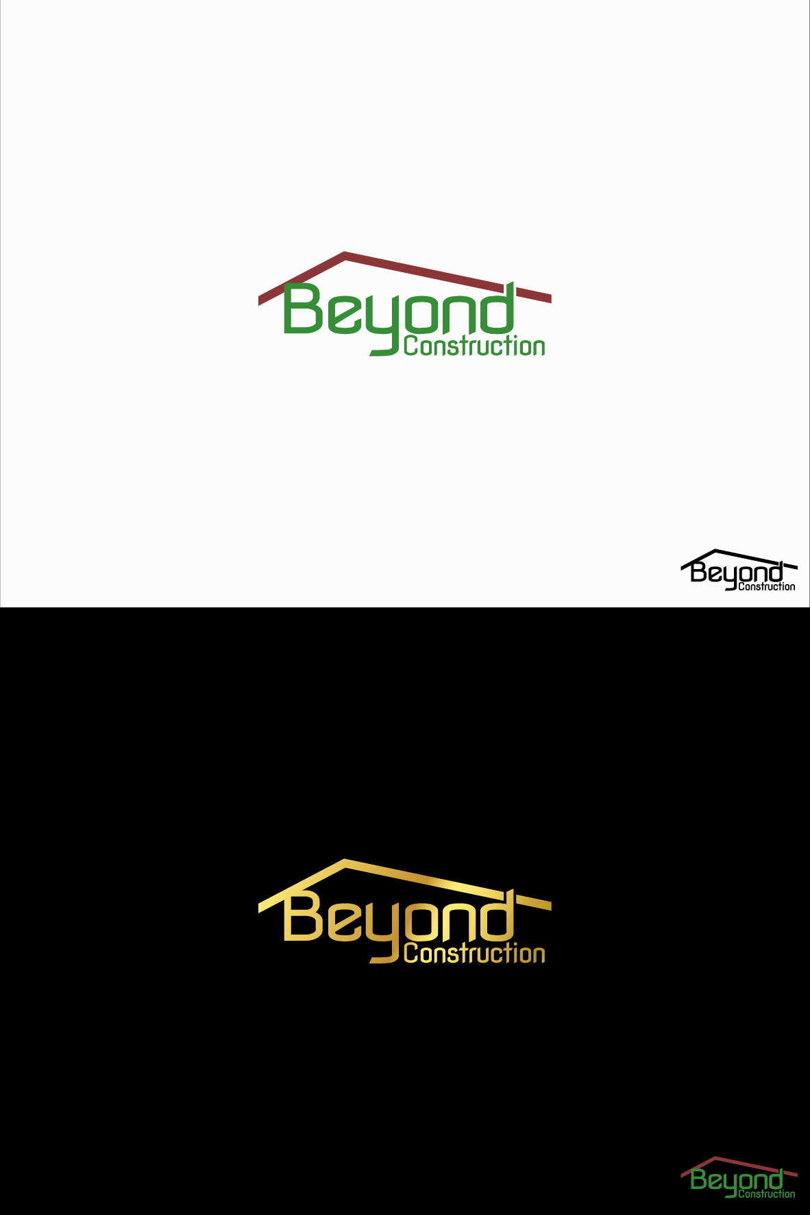 Logo Design by Kucriet for Beyond Construction | Design #27525575