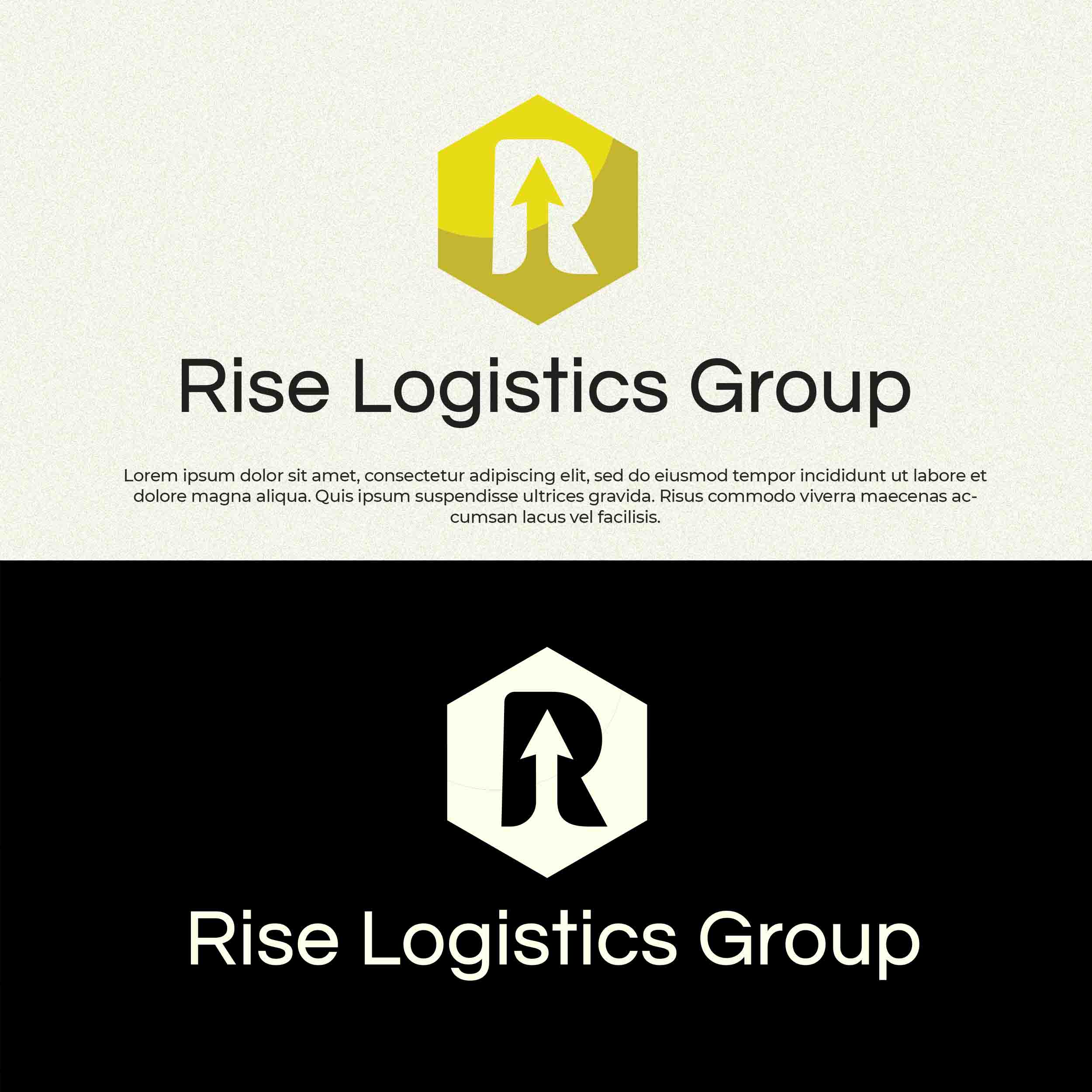 Logo Design by ILLUSTRATOR PRO for Rise Logistics Group  | Design #27519166