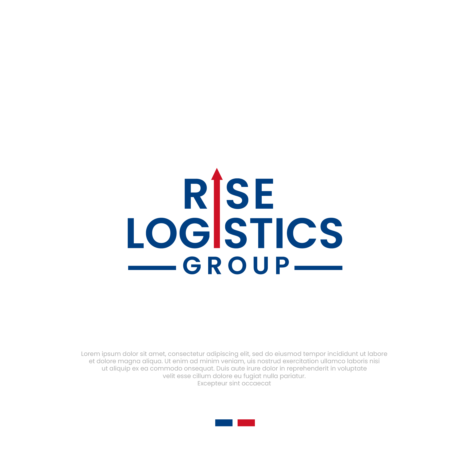 Diseño de Logo por digitaljoshlive para Rise Logistics Group  | Diseño #27494875