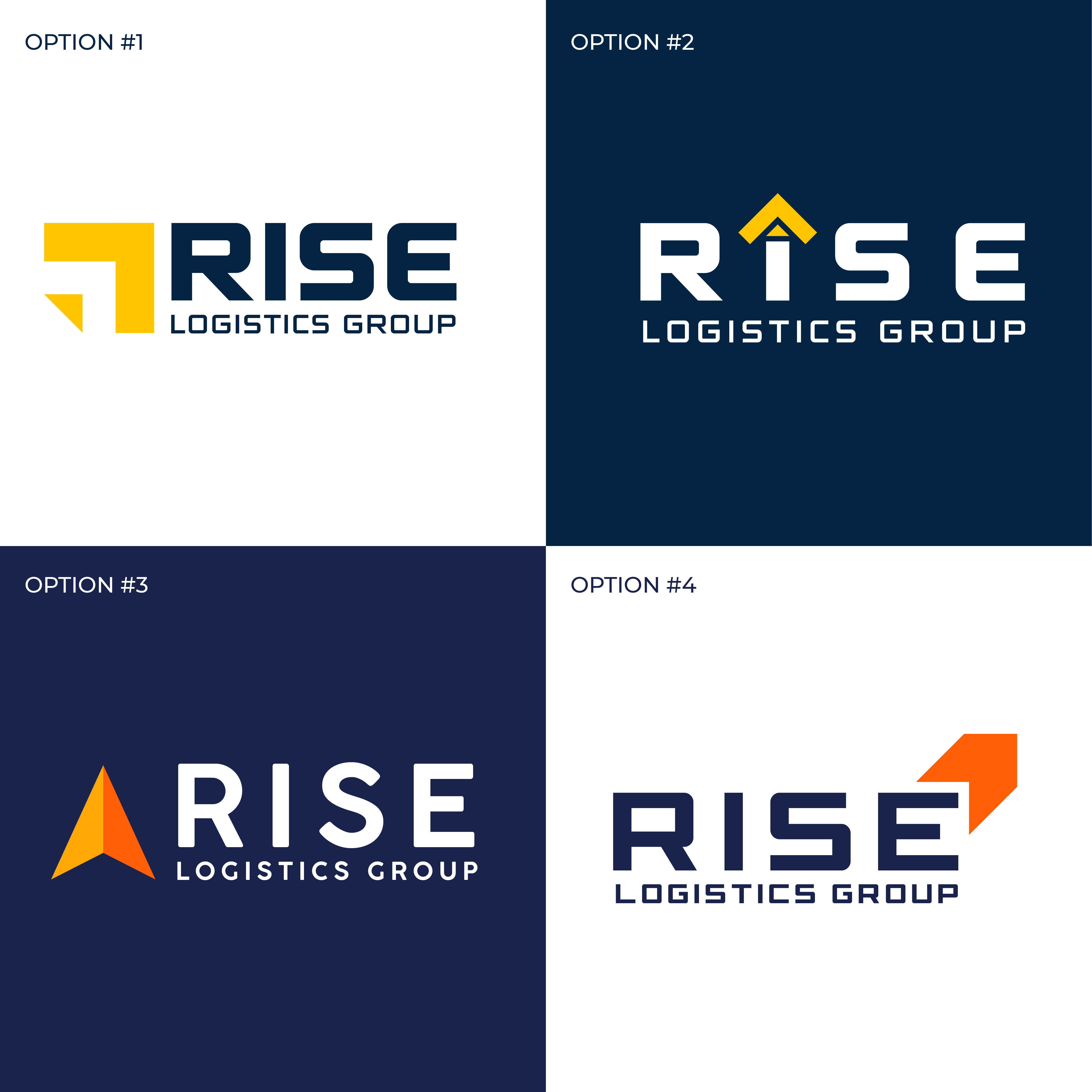 Logo Design by Infinity Graphics for Rise Logistics Group  | Design #27501842