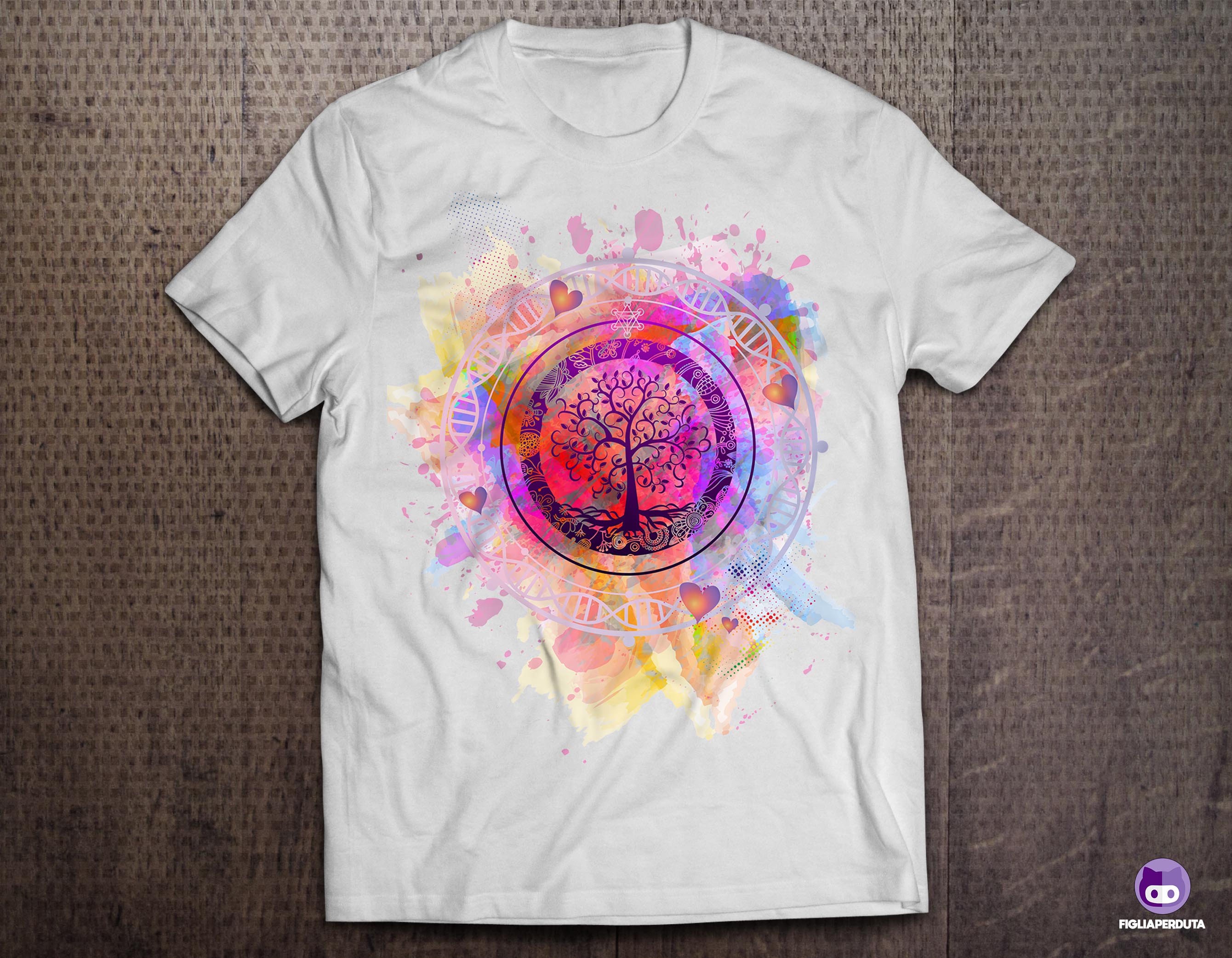 T-Shirt-Design von FigliaPerduta für Spirit & Light | Design #27634712