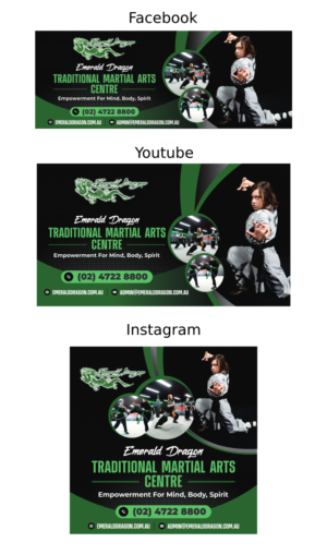 Design Graphique par ecorokerz pour Emerald Dragon Martial Arts Pty Ltd | Design : #27496212