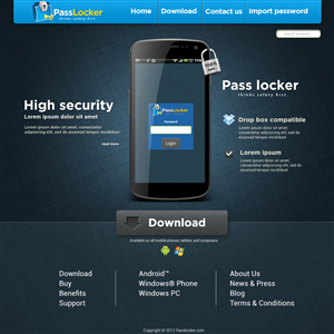 Web Design by Lone wolf for this project | Design: #761150