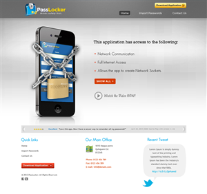 Web Design by Mayank Patel for this project | Design: #747611