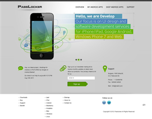 Web Design by pb for this project | Design: #749770