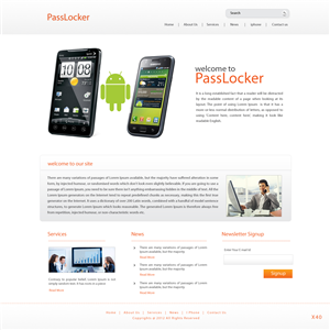 Web Design by pb for this project | Design: #750584