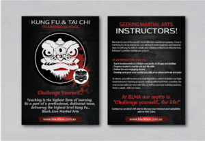 Need Instructors for martial arts school - special flyers to help | Flyer-Design von alex989