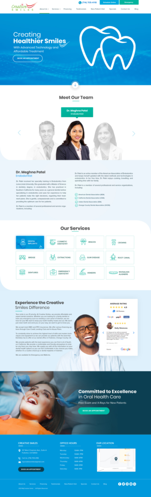 Web Design by Blue Sparrow for this project | Design: #27539789