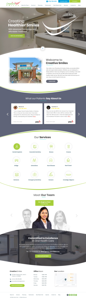 Web Design by Blue Sparrow for this project | Design: #27570221