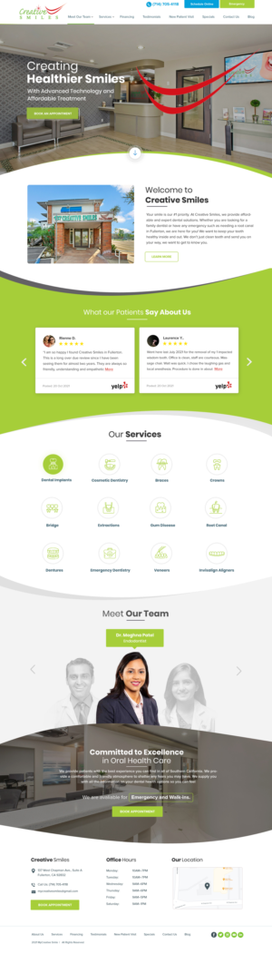 Web Design by Blue Sparrow for this project | Design: #27581169