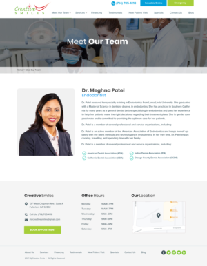 Web Design by Blue Sparrow for this project | Design: #27581171