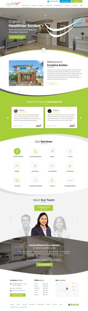 Web Design by Blue Sparrow for this project | Design: #27582738