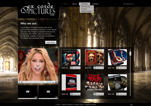 Web Design by pb for Ex Corde Pictures | Design: #745965
