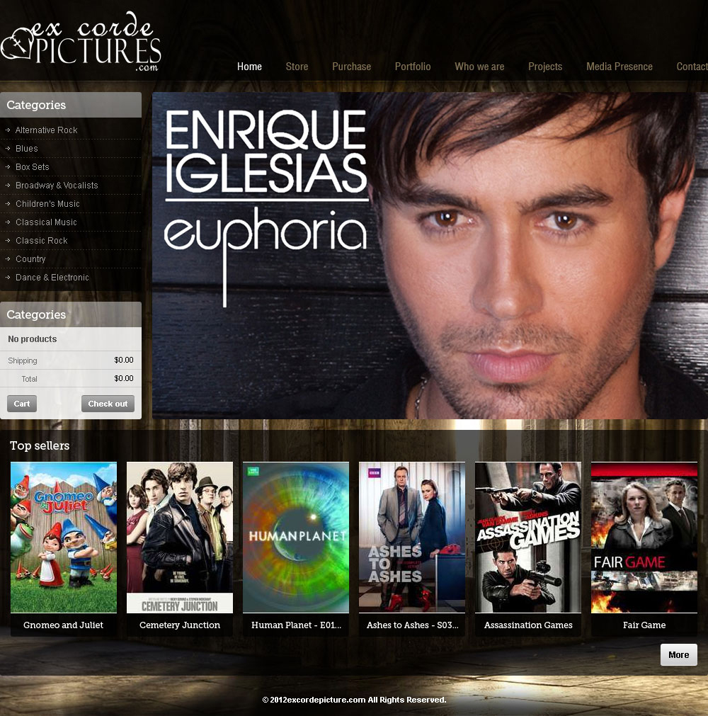 Web Design by Creative Usha for Ex Corde Pictures | Design #745437