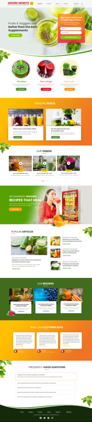 Diseño Web por Blue Sparrow para MidnightsonDesigns | Diseño: #27502337