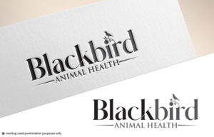 Logo Design by A S design @ for Blackbird Animal Health | Design: #27520777