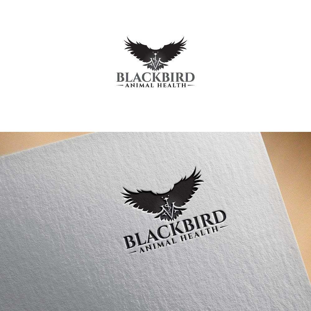 Logo Design by Trident for Blackbird Animal Health | Design #27505863
