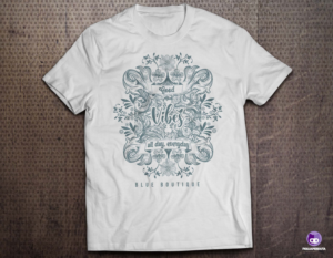 Vintage inspired chic promo tee | T-shirt Design by FigliaPerduta