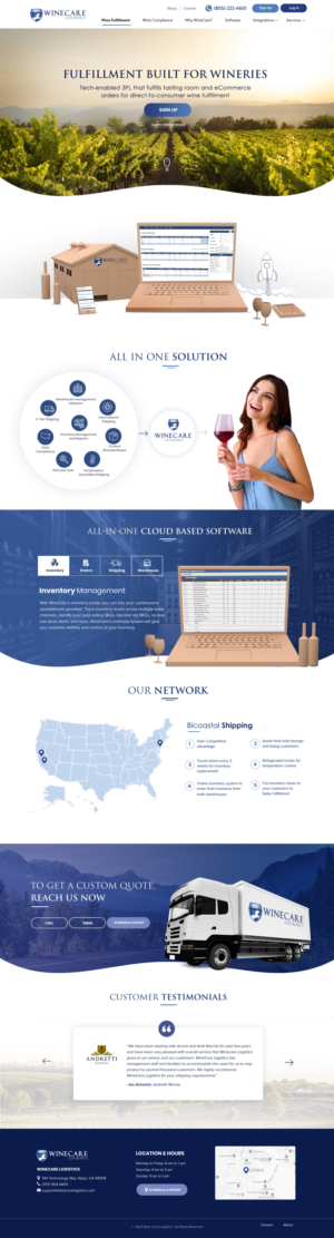 Diseño Web por Blue Sparrow para este proyecto | Diseño: #27519251