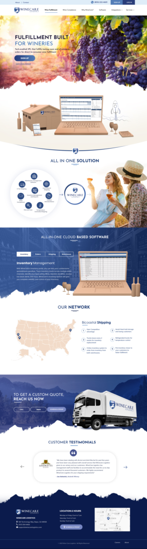 Diseño Web por Blue Sparrow para este proyecto | Diseño: #27519252