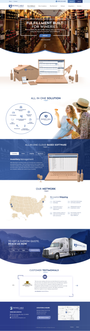 Diseño Web por Blue Sparrow para este proyecto | Diseño: #27519253