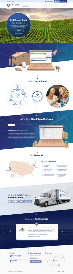 Diseño Web por Blue Sparrow para este proyecto | Diseño: #27519255