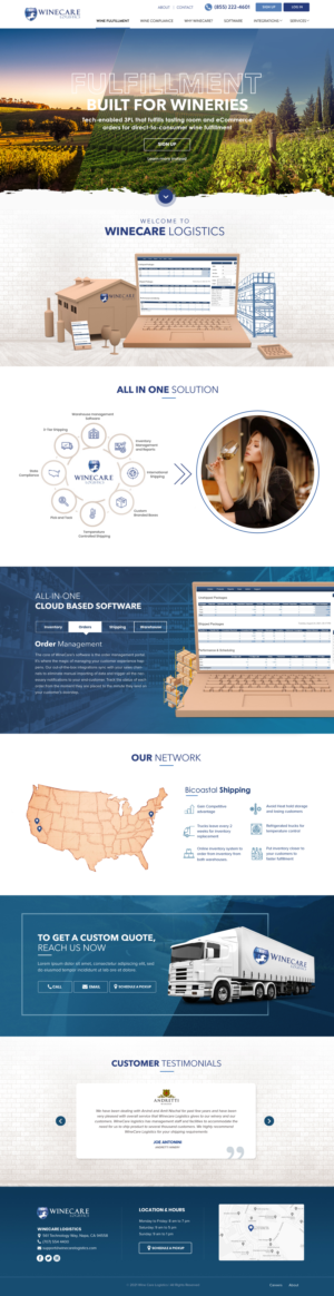 Diseño Web por Blue Sparrow para este proyecto | Diseño: #27542056