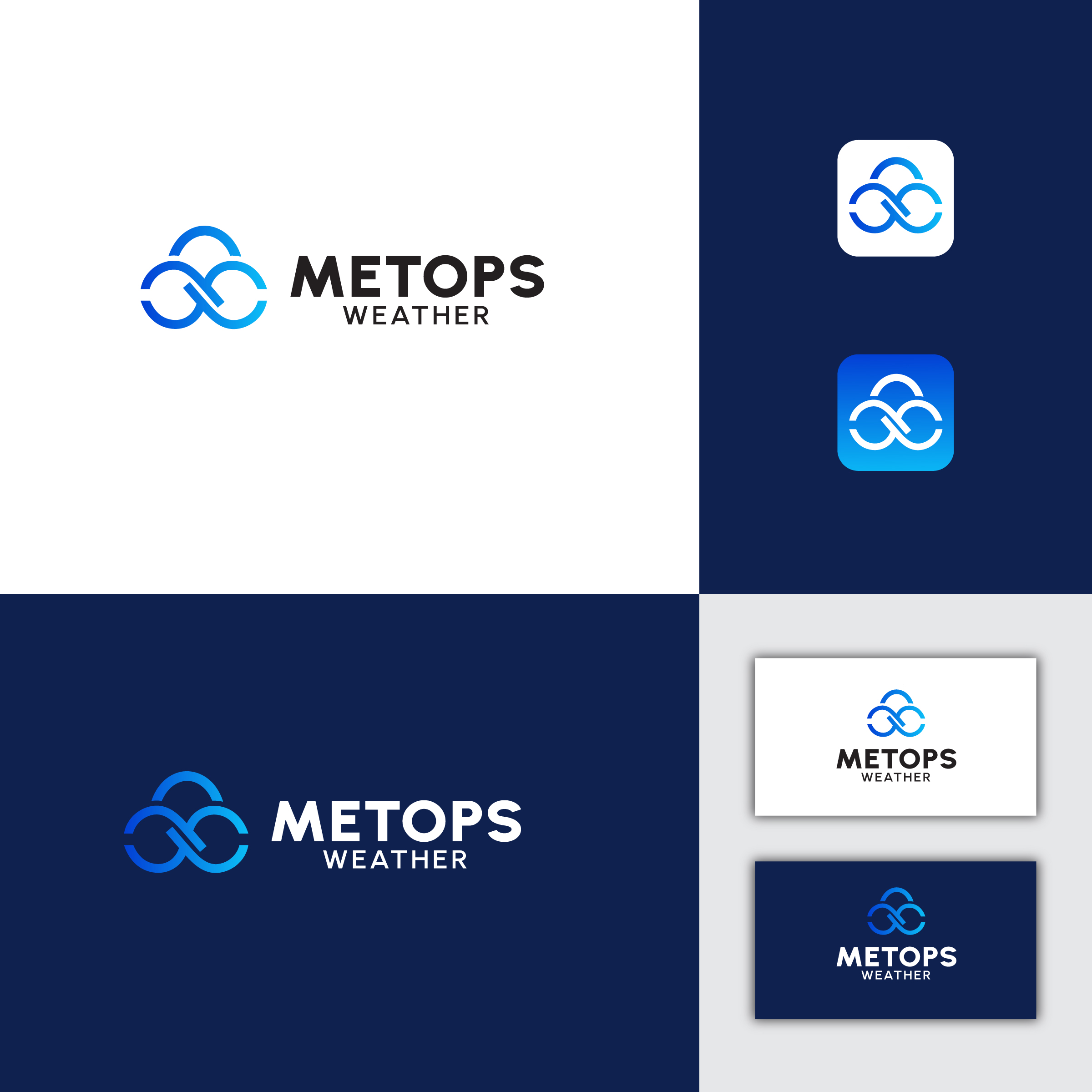 Logo Design by sarzgraphic for Metops Weather | Design #27502121
